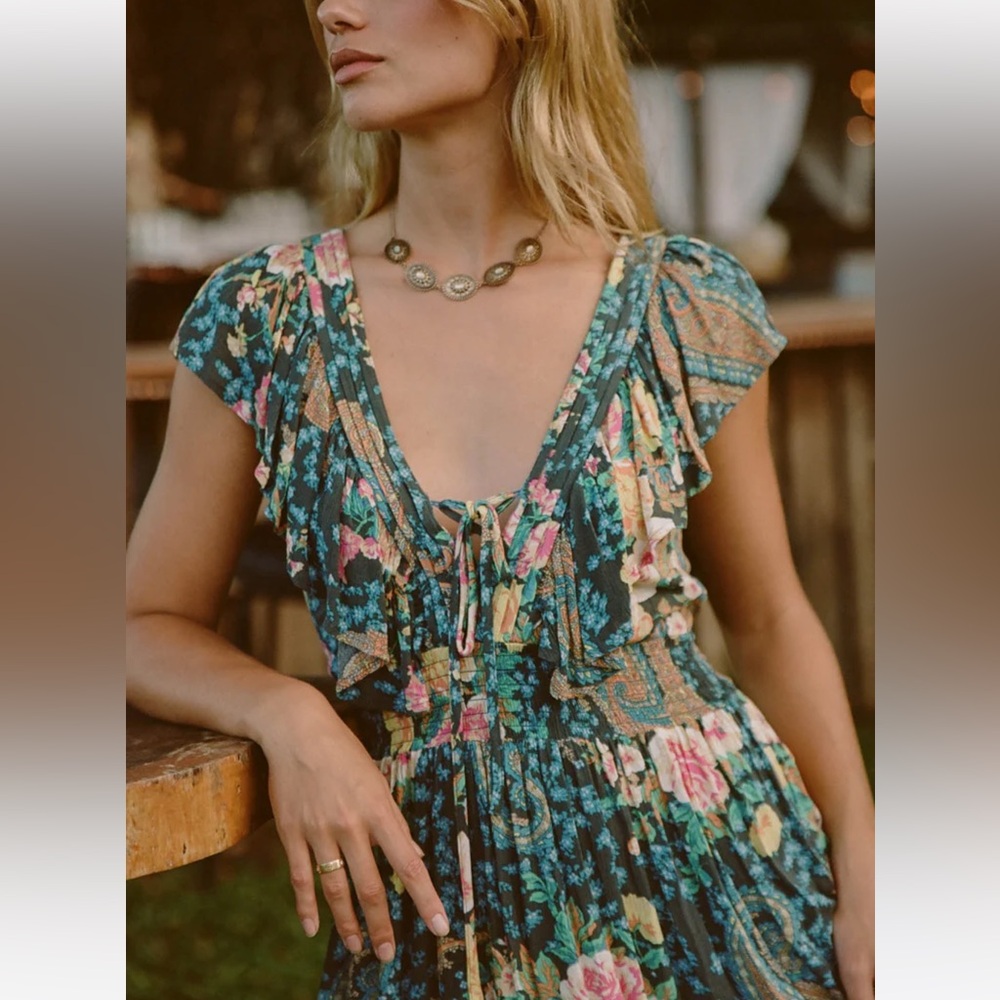 O’Neill Women’s Nolee Floral Paisley Maxi Dress, Size Medium-SOLD OUT - Picture 6 of 13